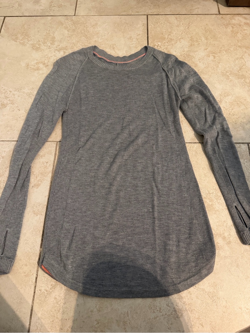Lululemon grey soft sweater size 4